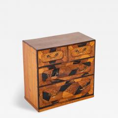 A Late 19th Century Japanese Inlaid Four Drawer Tansu - 3081758