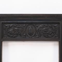 A Late Victorian Fireplace with Stylized Floral Details to the Top - 4188854
