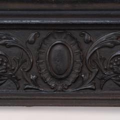 A Late Victorian Fireplace with Stylized Floral Details to the Top - 4188856