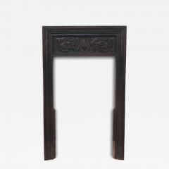 A Late Victorian Fireplace with Stylized Floral Details to the Top - 4234575