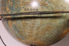 A Library Terrestrial Globe On Stand From J forest Paris From The 19th Century - 3427988