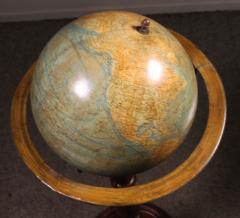 A Library Terrestrial Globe On Stand From J forest Paris From The 19th Century - 3427989