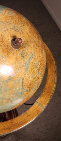 A Library Terrestrial Globe On Stand From J forest Paris From The 19th Century - 3427992