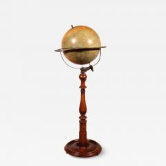 A Library Terrestrial Globe On Stand From J forest Paris From The 19th Century - 3430282
