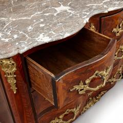 A Louis XV period ormolu and marble mounted commode - 2876730
