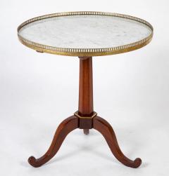 A Louis XVI French Tilt Marble Top Gueridon Table - 3287637