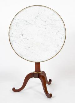 A Louis XVI French Tilt Marble Top Gueridon Table - 3287645