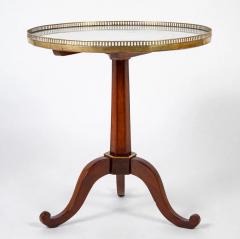 A Louis XVI French Tilt Marble Top Gueridon Table - 3287685