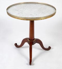A Louis XVI French Tilt Marble Top Gueridon Table - 3287689