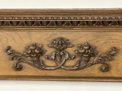 A Louis XVI Style Carved Mantle Fireplace Surround Solid Wood Carved Oak - 2560971