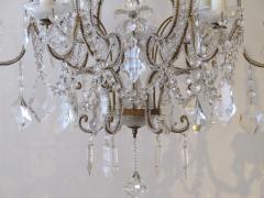 A Lustrous Italian Rococo Style Beaded 6 Light Chandelier - 360719