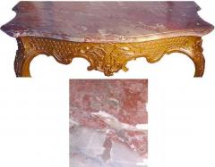 A Magnificent 18th Century Italian R gence Giltwood Console - 3400128