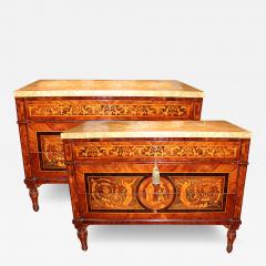 A Magnificent Pair of 18th Century Italian Maggiolini Commodes - 3518664