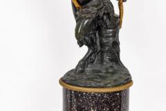 A Magnificent Pair of Louis XVI Style Gilt Bronze Candelabra on Porphyry Bases - 4310521