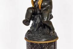 A Magnificent Pair of Louis XVI Style Gilt Bronze Candelabra on Porphyry Bases - 4310527