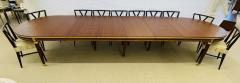 A Maison Jansen Style Dining Table Louis XVI Mahogany Bronze Mounted 15 Feet - 2901392