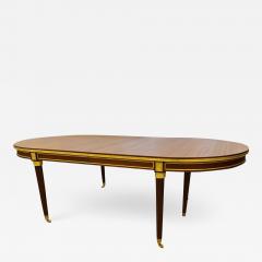 A Maison Jansen Style Dining Table Louis XVI Mahogany Bronze Mounted 15 Feet - 2902230
