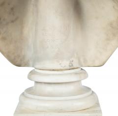 A Marble Bust on Pedestal of Richard Cobden by Neville Northey Burnard 1865 - 4345517