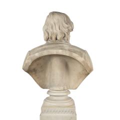 A Marble Bust on Pedestal of Richard Cobden by Neville Northey Burnard 1865 - 4345518