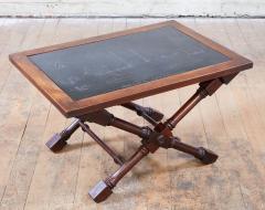 A Maritime Etched Slate Drinks Table - 3025432