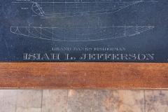 A Maritime Etched Slate Drinks Table - 3025437