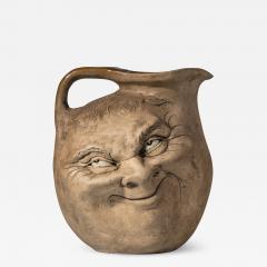 A Martinware double sided stoneware pottery face jug dated 1896 - 2172900
