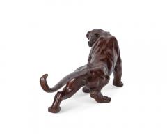 A Massive Japanese Patinated Bronze Sculpture of a Tiger Meiji Period - 3910438