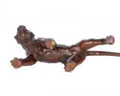 A Massive Japanese Patinated Bronze Sculpture of a Tiger Meiji Period - 4123807