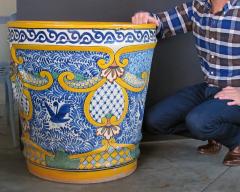 A Massive and Colorfully Glazed Mexican Conical Form Pot - 536546