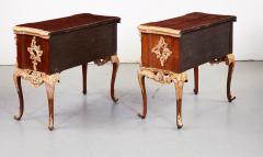 A Matched Pair of Altona Walnut and Gilt Commodes - 2860087