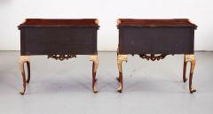 A Matched Pair of Altona Walnut and Gilt Commodes - 2860092