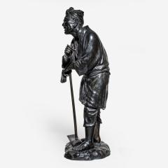 A Meiji period bronze farmer - 782868