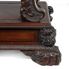 A Meiji period carved hardwood circular display cabinet - 2241944