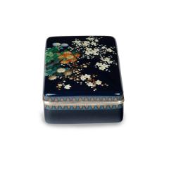 A Meiji period cloisonn box and cover Ando Company - 3573856