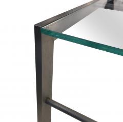 A Metal and Glass Coffee Table After A Design by Marc Du Plantier - 752672