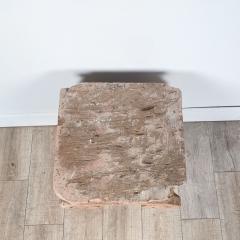 A Mexican tufa stone carved capital circa 1920  - 4503498