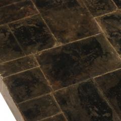 A Mica Covered Waterfall Coffee Table in the manner of Jean Michel Frank  - 4370956