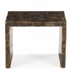 A Mica End Table or Small Coffee Table in the manner of Jean Michel Frank - 4734467