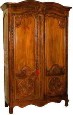 A Mid 18th Century French Louis XV Bleached Ash Armoire - 3500983