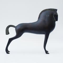 A Mid Century Cast Bronze Horse In The Manner of Boris Loved Lorski - 834389