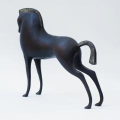A Mid Century Cast Bronze Horse In The Manner of Boris Loved Lorski - 834396