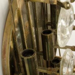 A Mid Century Italian glass and brass wall sconce circa 1965 - 1886320