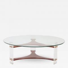 A Mid Century Modern Round Coffee Table Circa 1960 - 2493765