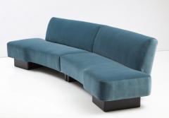 A Mid Century Modern Sculptural Cloud Sofa in two pieces C 1950s  - 4279919