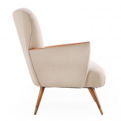 A Mid Century Modern Upholstered Settee C 1950  - 4379819
