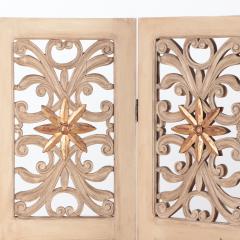 A Mid Century Modern four panel painted room divider C 1950 - 2689354