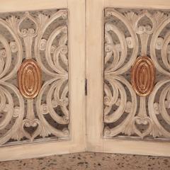 A Mid Century Modern four panel painted room divider C 1950 - 2689355