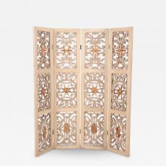 A Mid Century Modern four panel painted room divider C 1950 - 2691515