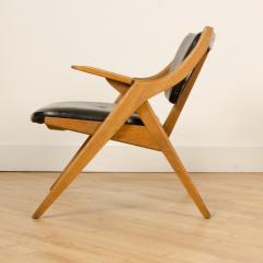 A Mid Century Modern teak lounge chair circa 1950 - 1790251