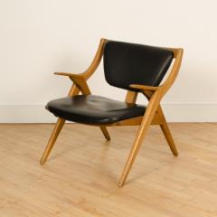 A Mid Century Modern teak lounge chair circa 1950 - 1790263